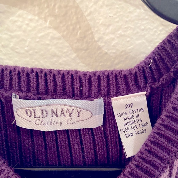Vintage Old Navy sweater vest; M - Picture 2 of 4